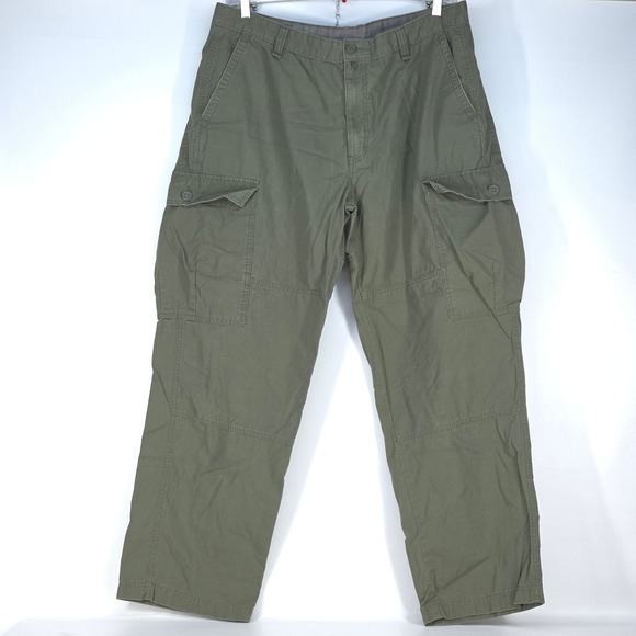 The North Face A5 Series Pants Men's 38x32 Green Cargo Hiking Outdoors Ripstop - Picture 2 of 16
